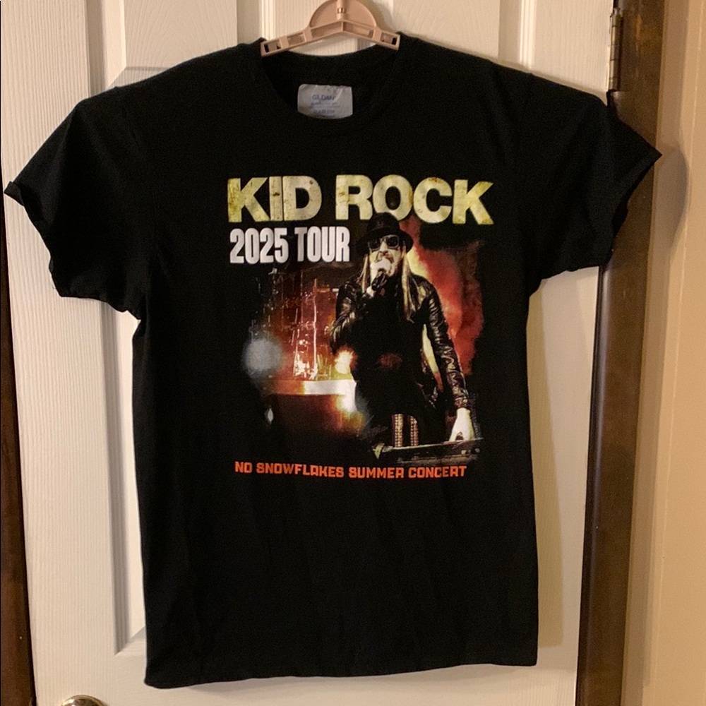 Kid Rock 2025 Tour Kids' Black Graphic Tee (BIN M)
